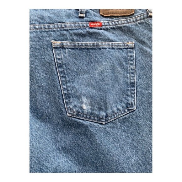 Wrangler Regular Fit 44 X 32 Blue Denim Jeans 96501DS 100% Cotton - Picture 5 of 11